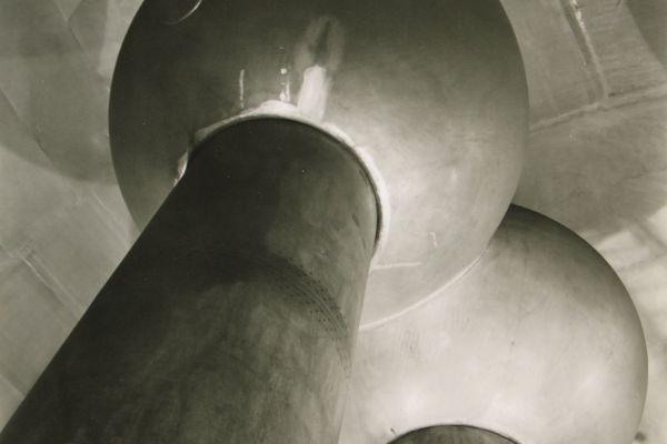 Van De Graaff Generator, Cambridge, MA, c. 1958, © Berenice Abbott/Commerce Graphics/Getty Images. Courtesy of Howard Greenberg Gallery, New York