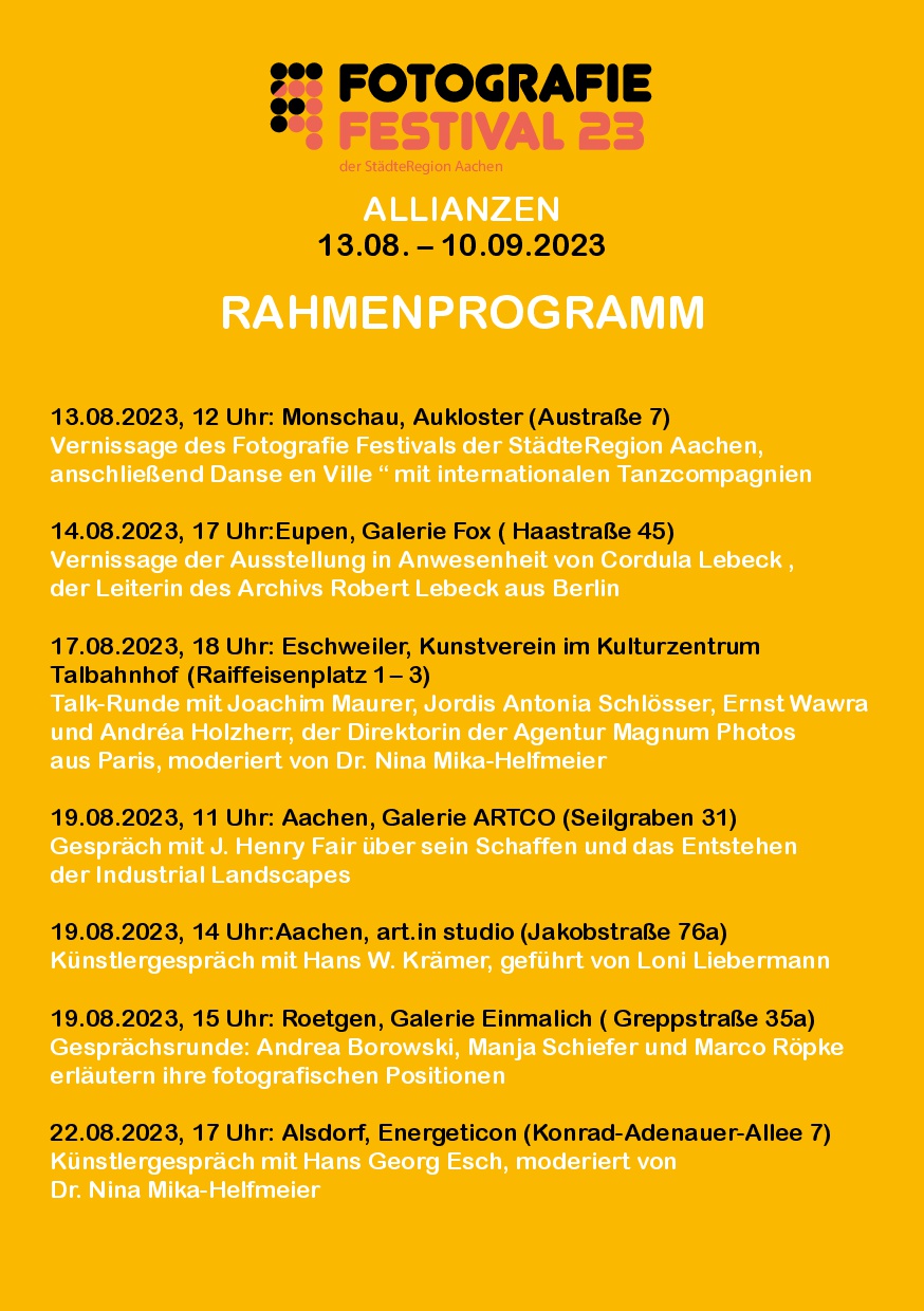 Rahmenprogramm Fotografie Festival 0723 1 001