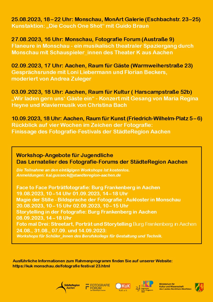 Rahmenprogramm Fotografie Festival 0723 1 002